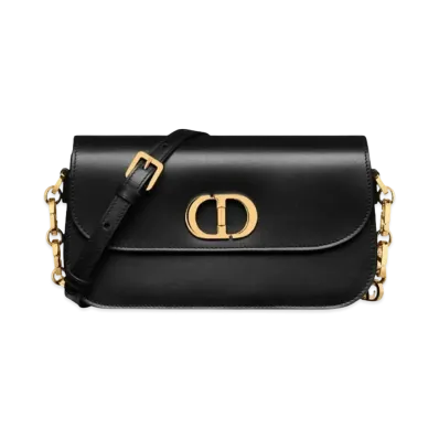 Dior 30 Montaigne Avenue Bag Box Calfskin "Black"