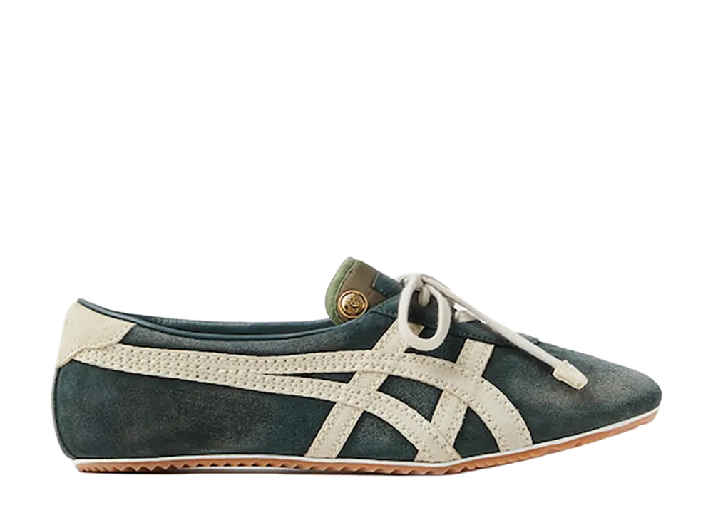 Versace × Onitsuka Tiger Tai-Chi Sakura Suede Sneaker "Green"