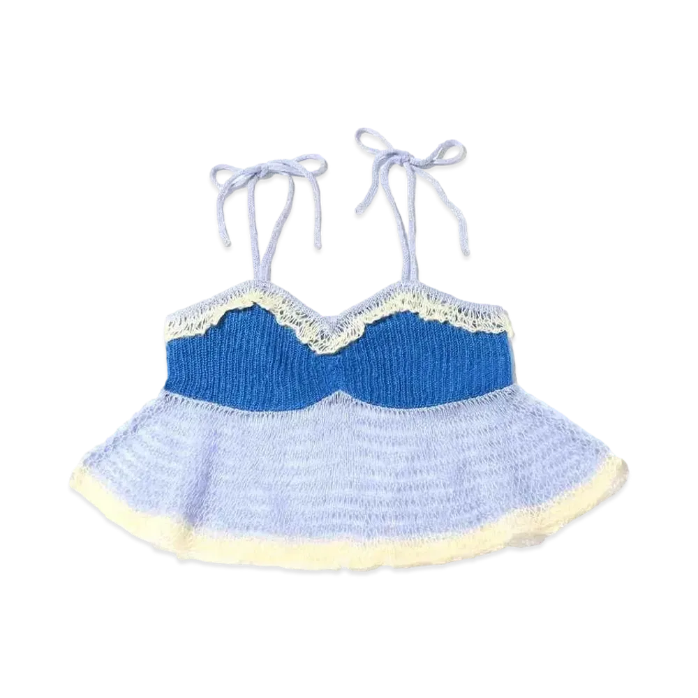 atmos pink Teamifuu Lace Ami Cami "Blue"