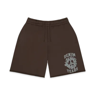 DENIM TEARS Denim University Sweatshorts "Brown"