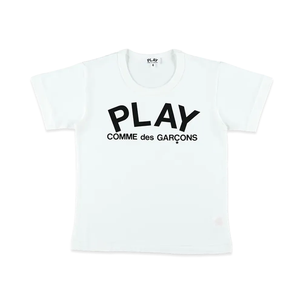 PLAY COMME des GARCONS Kids T-Shirts "White"