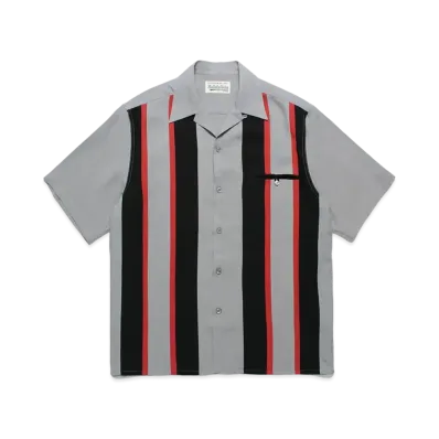 WACKO MARIA Switching 50's Open Collar Shirt "Gray"