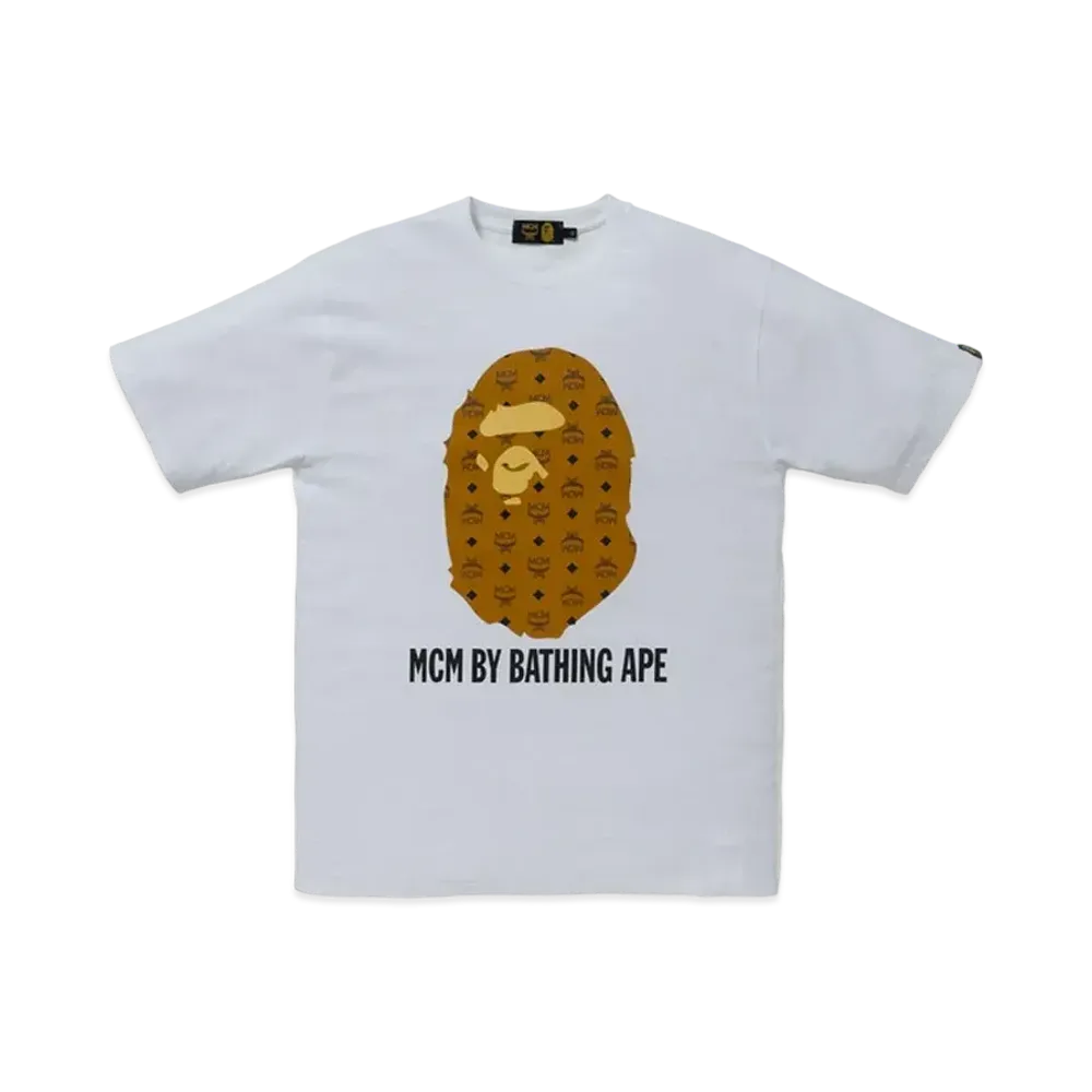 A BATHING APE / MCM By Bathing Tee "Brown"