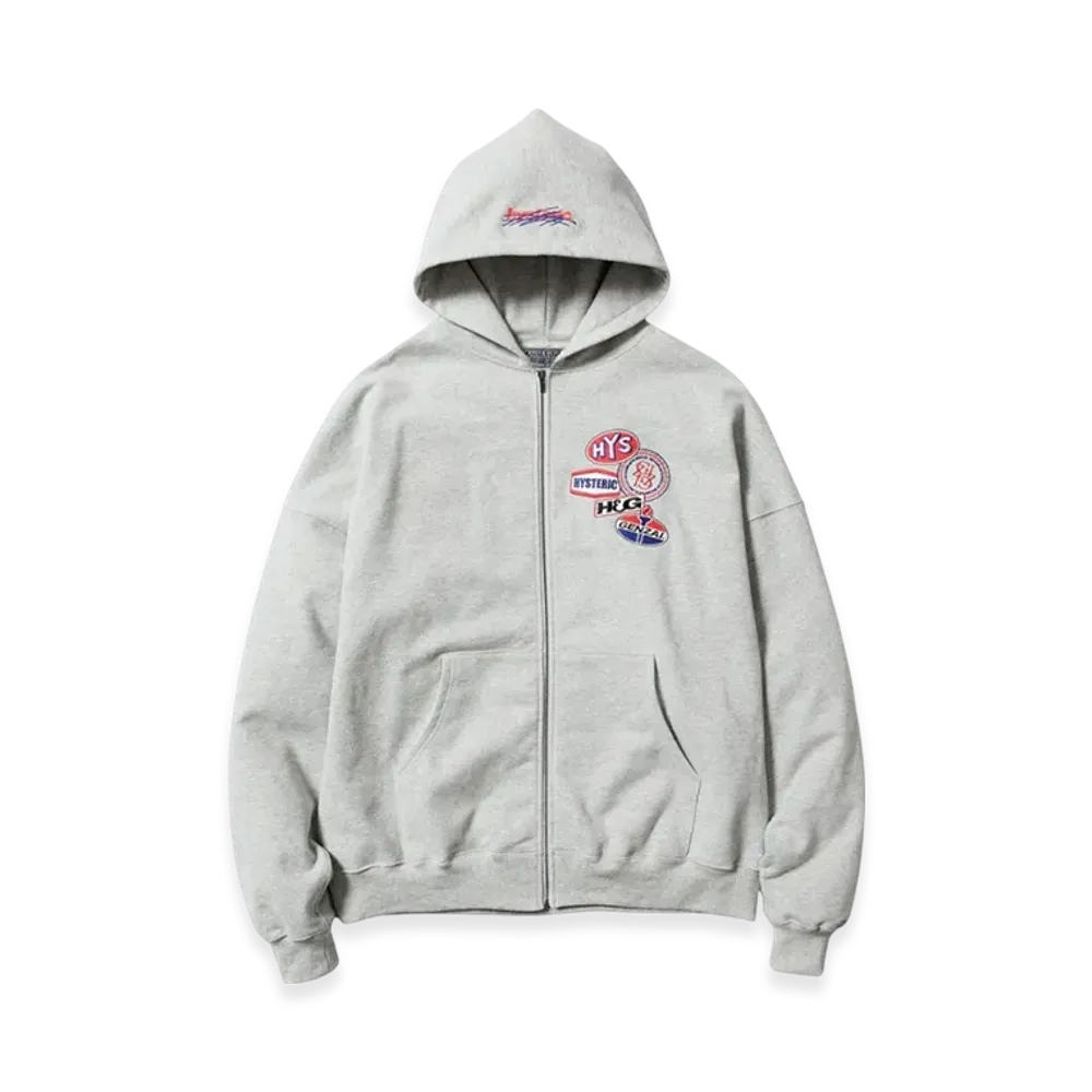 HYSTERIC GLAMOUR x Genzai Hoodie "Gray"