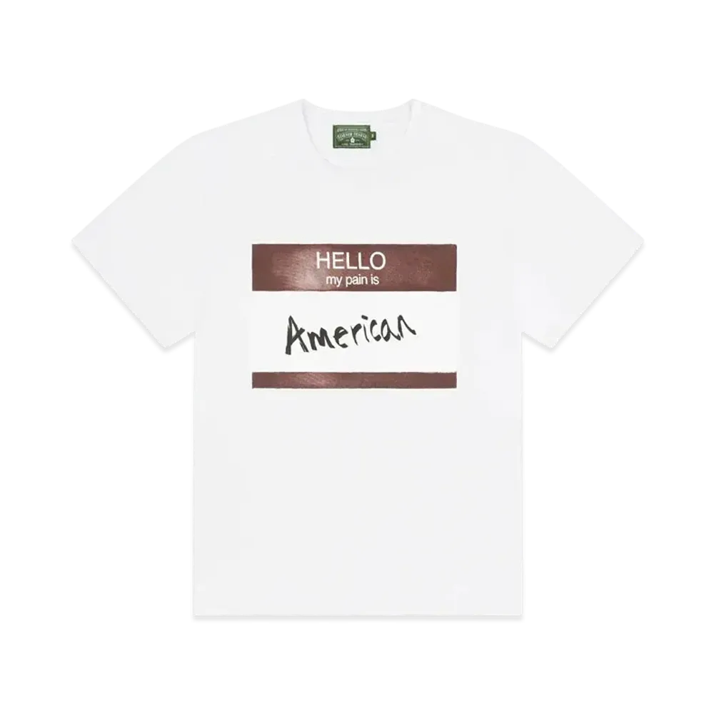 DENIM TEARS My Pain Is Tee "White"