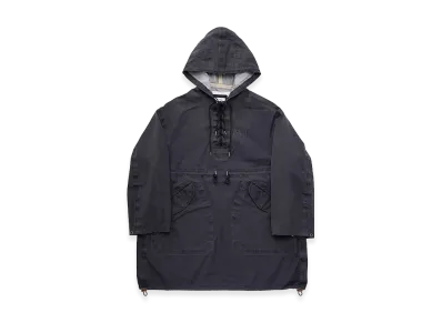 visvim Chinook Poncho 3L DMGD "Navy"