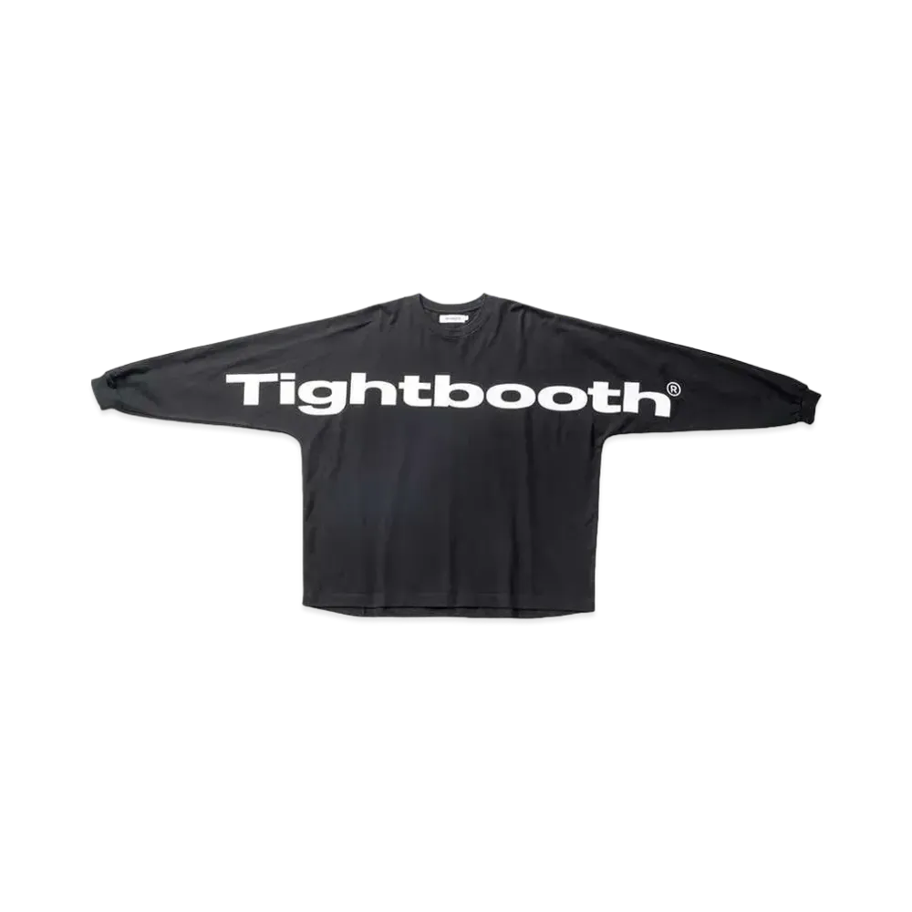 TIGHTBOOTH Big Logo LS T-shirt "Black"