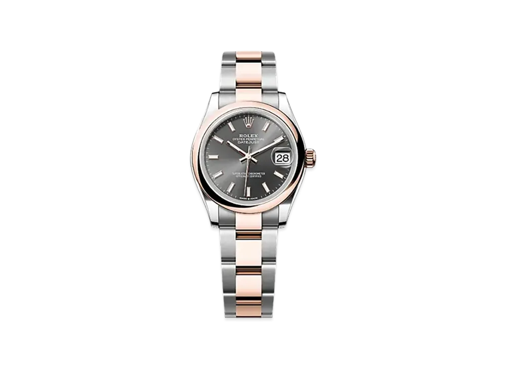 ROLEX Datejust 31mm Oystersteel & Everose Gold 278241 "Slate"