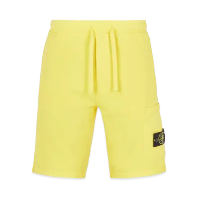 Stone Island 64651 Fleece Bermuda Shorts - 23SS "Yellow"