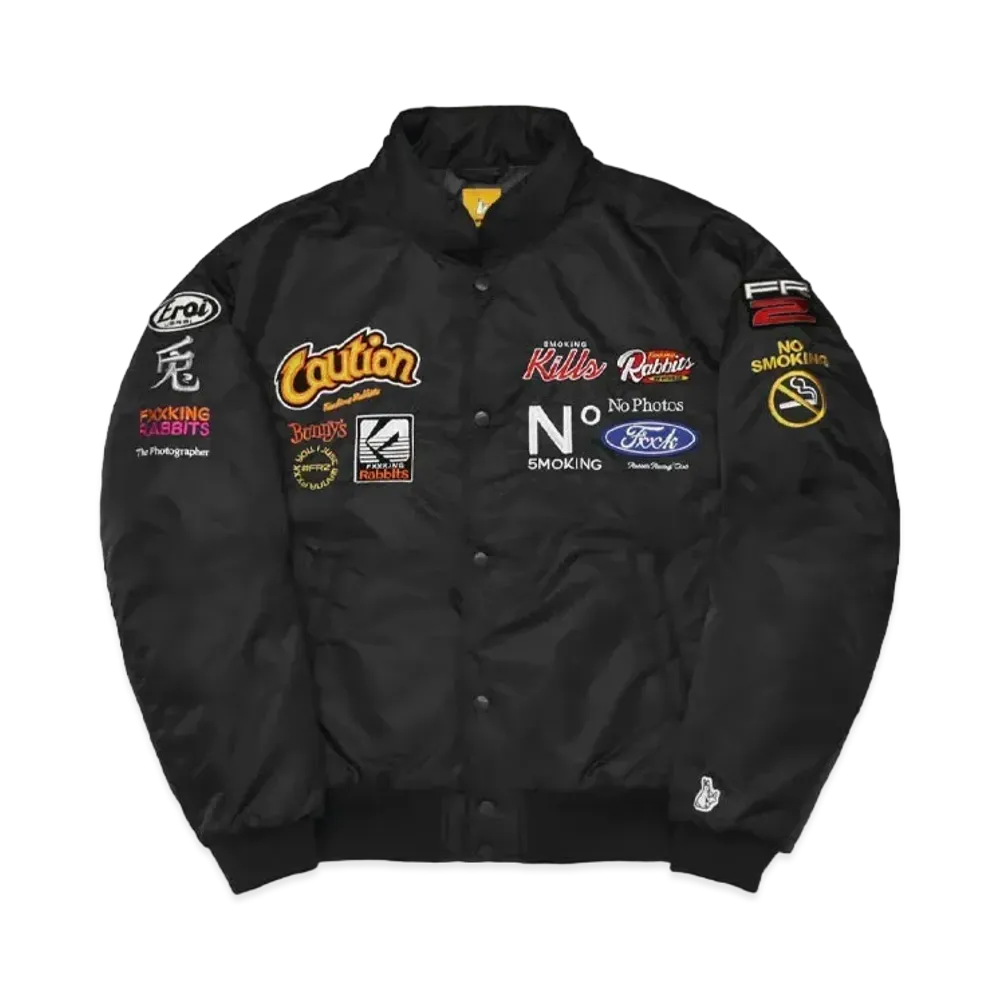 FR2 Nylon Racing Jacket "Black"
