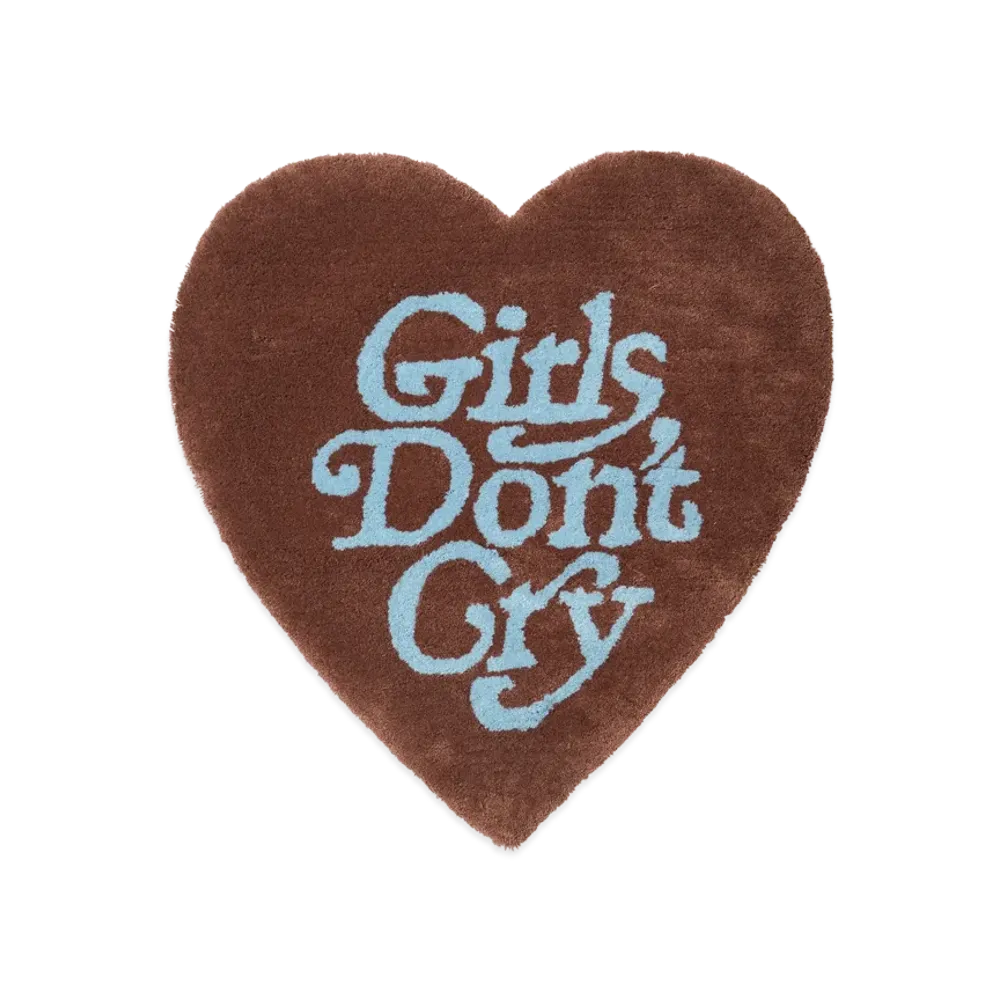 Girls Don't Cry Rug "Red/Brown"