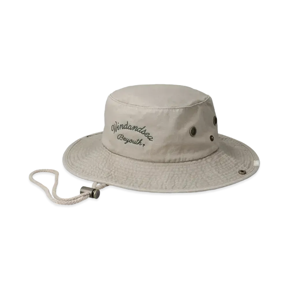 WIND AND SEA BYT Safari Hat "Beige"