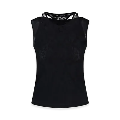 OUR LEGACY Women's Tank Top In Cotton Blend "Black"