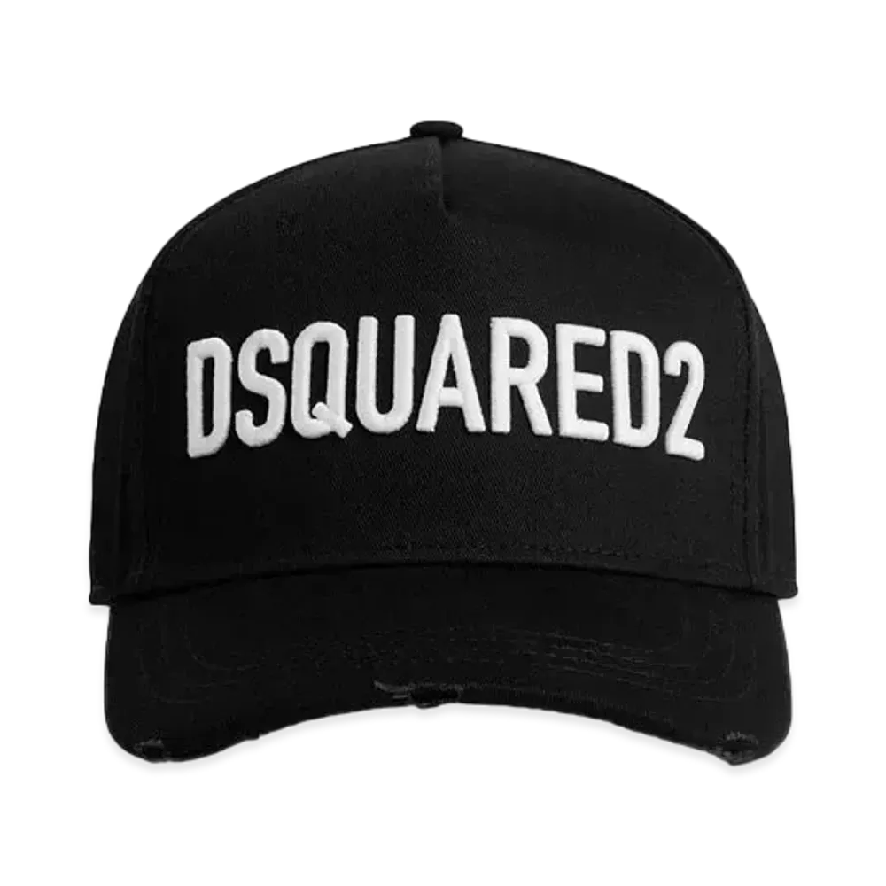 Dsquared2 Technicolor Baseball Cap "Black/White"
