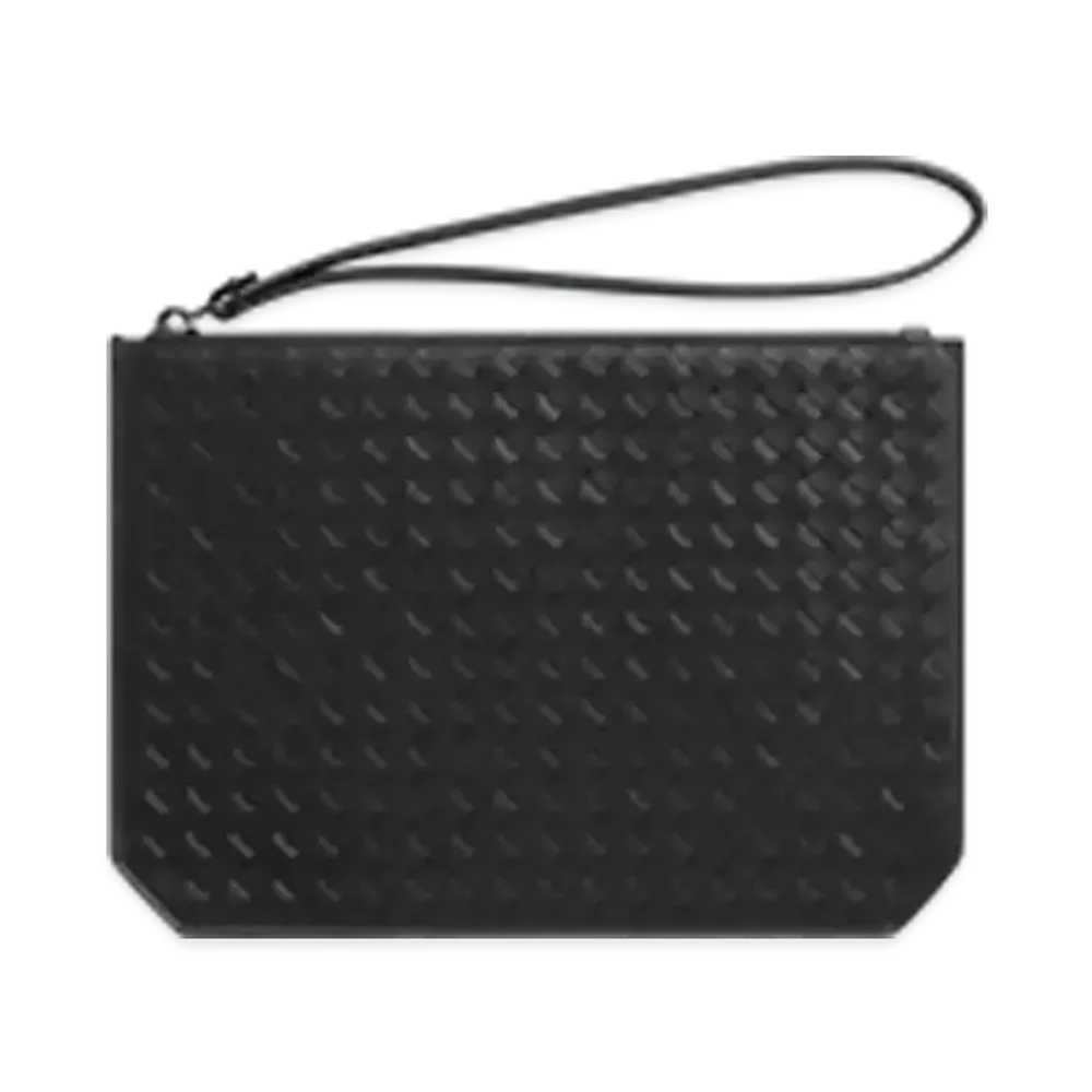 Bottega Veneta Intrecciato Piccolo Standing Pouch "Black"