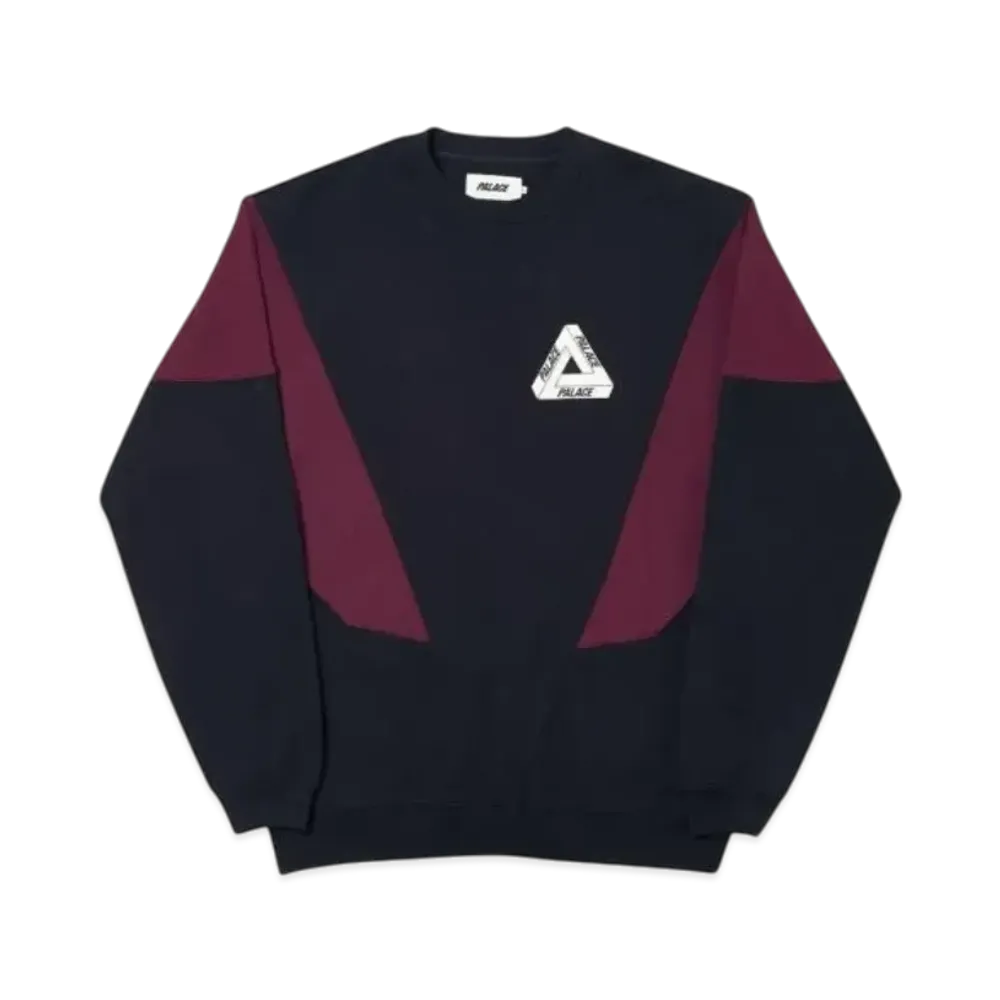 PALACE Droppeth Crew "Black Burgundy"