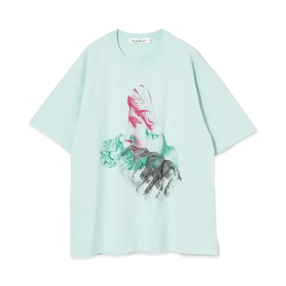 UNDERCOVER Cotton T-Shirt "Pale Blue"
