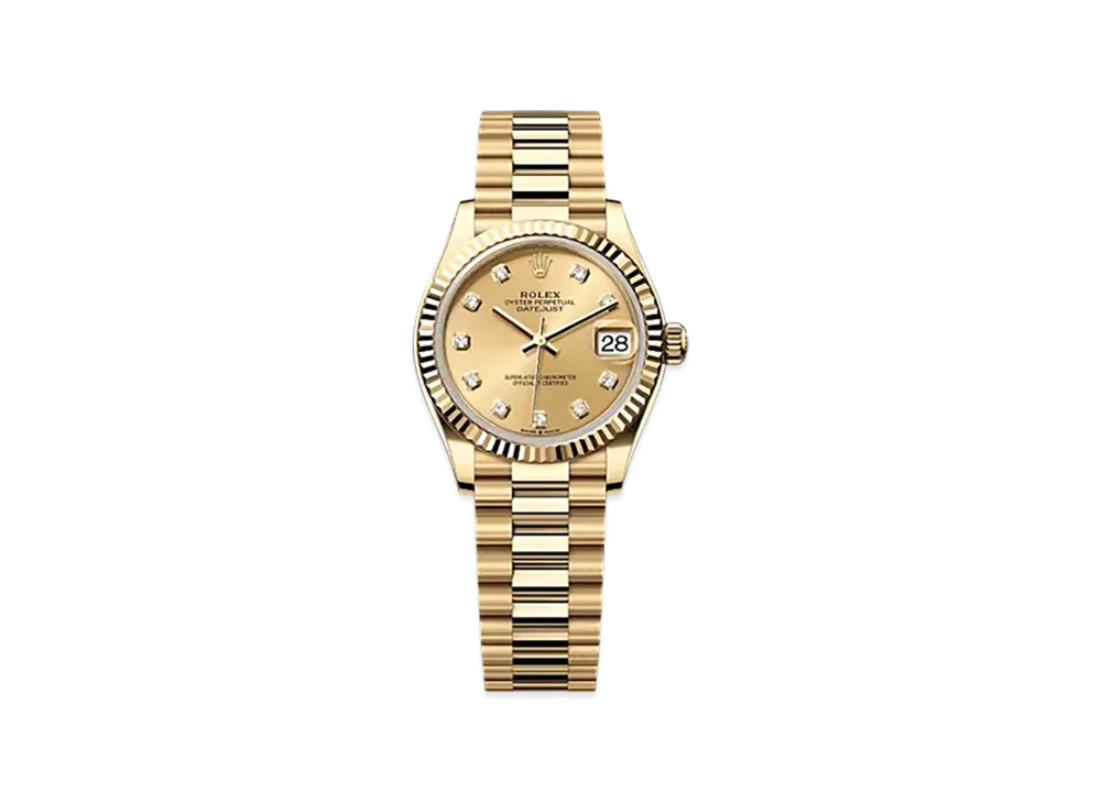 ROLEX Datejust 31mm Yellow Gold 278278 "Champagne-colour"