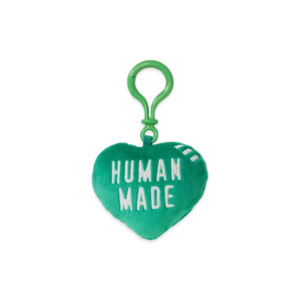 HUMAN MADE Stuffed Heart Key Charm "Green"