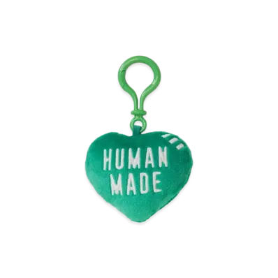 HUMAN MADE Stuffed Heart Key Charm "Green"