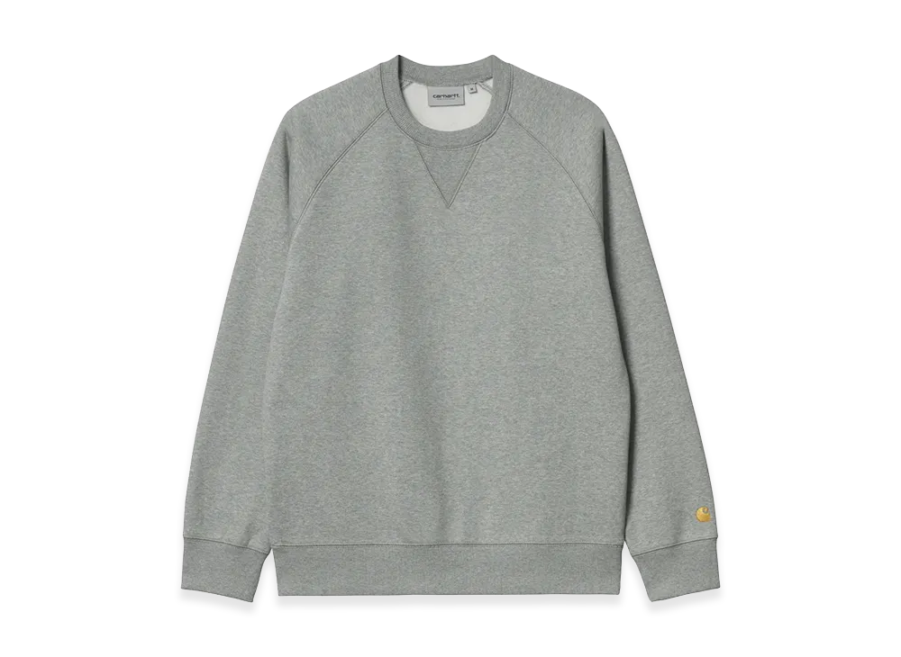 Carhartt WIP Chase Sweat "Grey Heather/Gold"