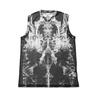 JULIUS Husk Mesh Tank Top "Black"