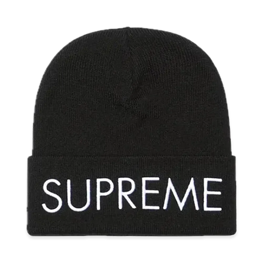 Supreme Capital Beanie "Black"