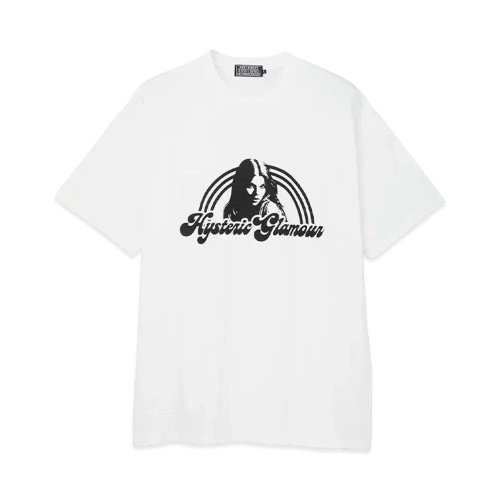 HYSTERIC GLAMOUR HG Rainbow Tee "White"
