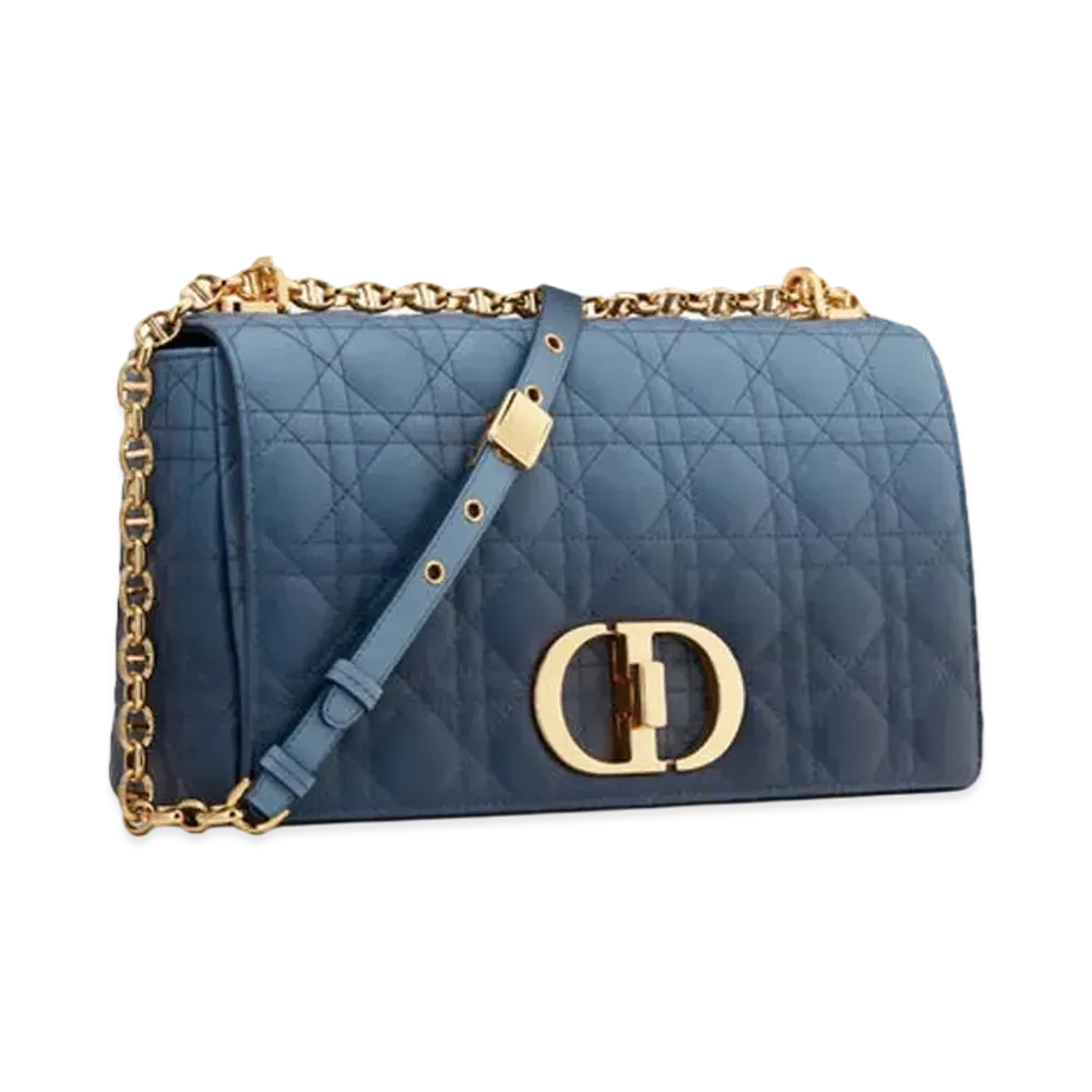 Dior Large Dior Caro Bag "Navy"