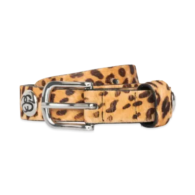 Stussy SS-Link Studded Belt "Hairy Cheetah Print" (FA24)