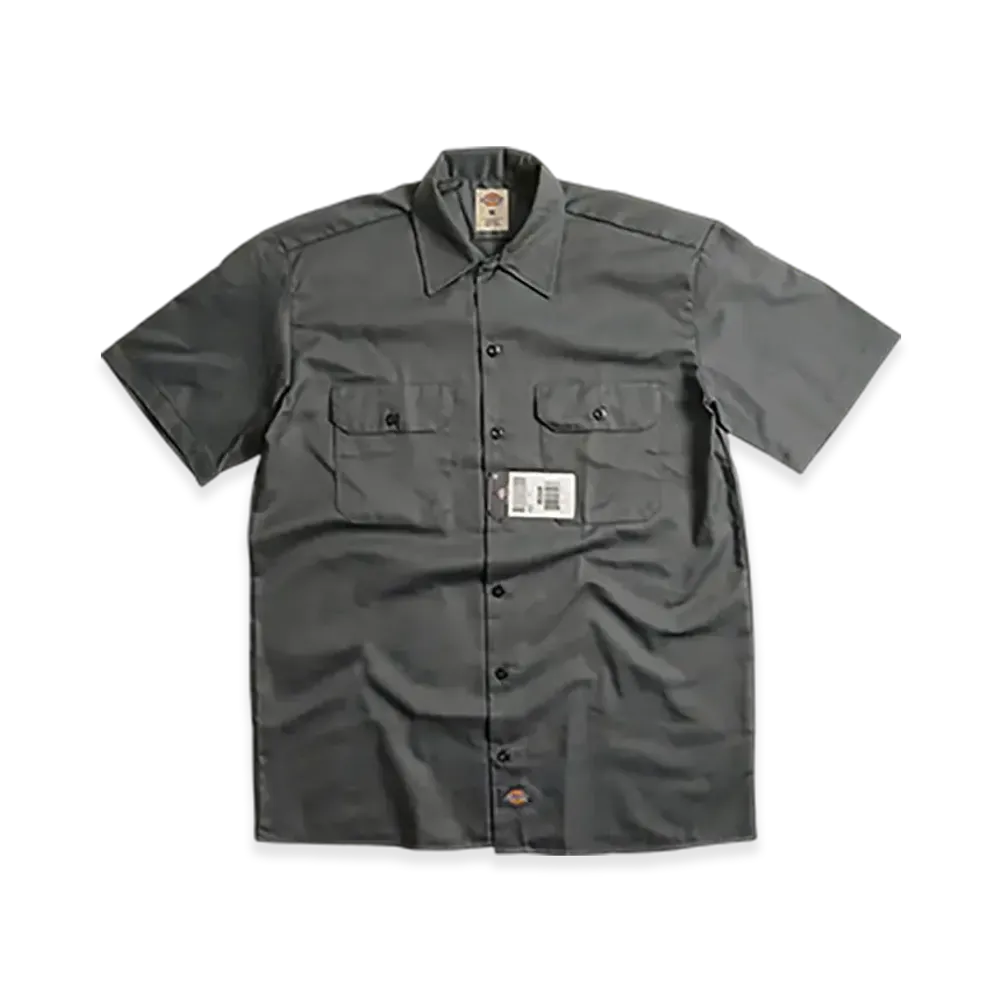 Dickies 1574/2574 Short Sleeve Work Shirt "Charcoal"