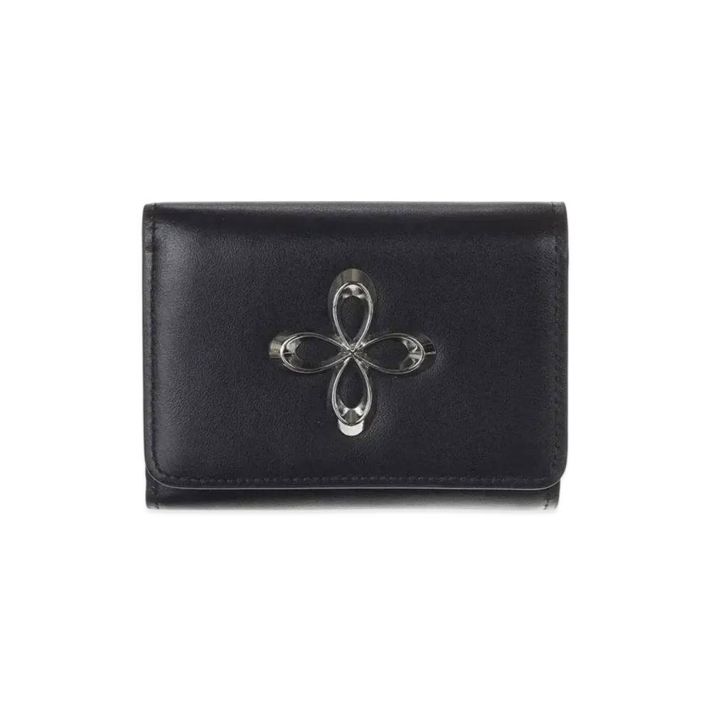 SURGERY Metal Clover Wallet "Black"
