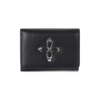 SURGERY Metal Clover Wallet "Black"