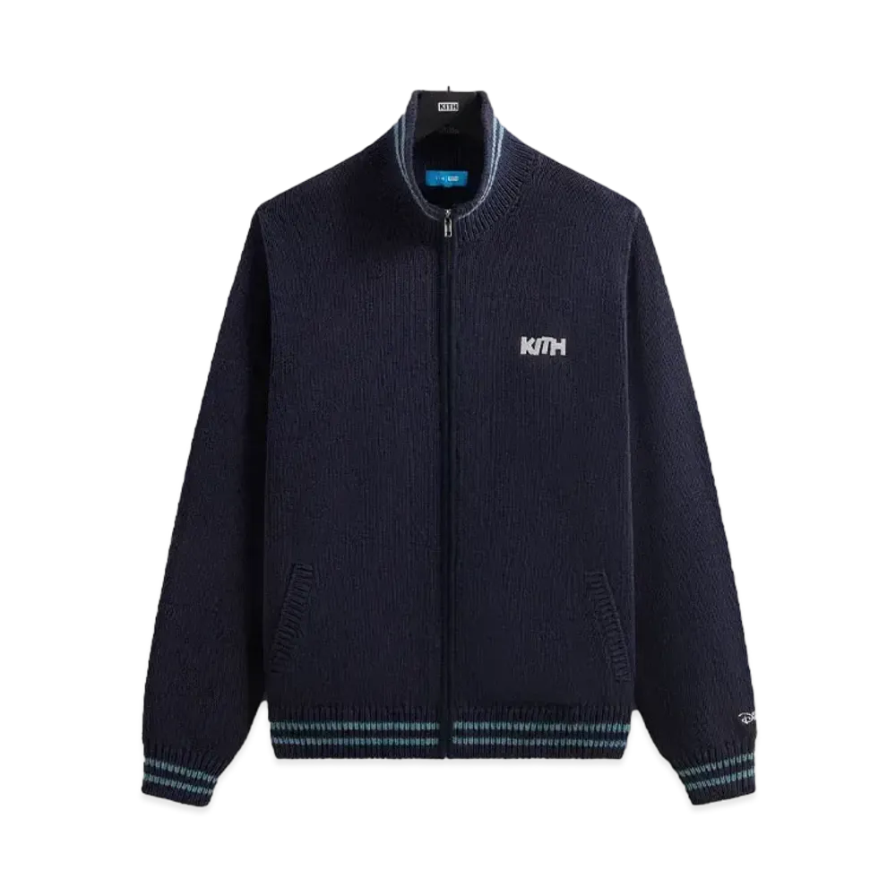 Kith x Disney For Donald Duck Full Zip Wyona Sweater "Nocturnal"