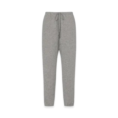 The Row Women's Teo Cotton and Cashmere Pants "Grey Melange"