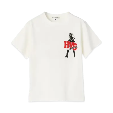 HYSTERIC GLAMOUR Kids Hysteric Service T-Shirt "White"