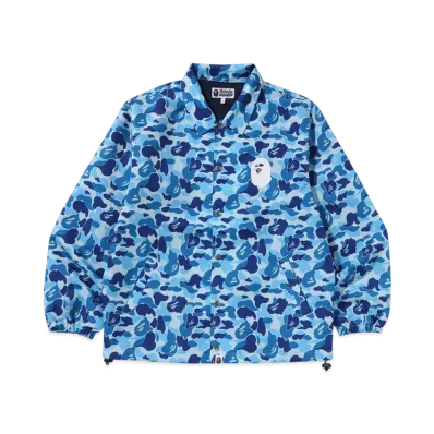 A BATHING APE ABC Camo Coach Jacket "Blue"