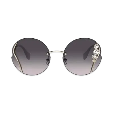 MIU MIU La Mondeen Sunglasses "Gray Gradation Lens"