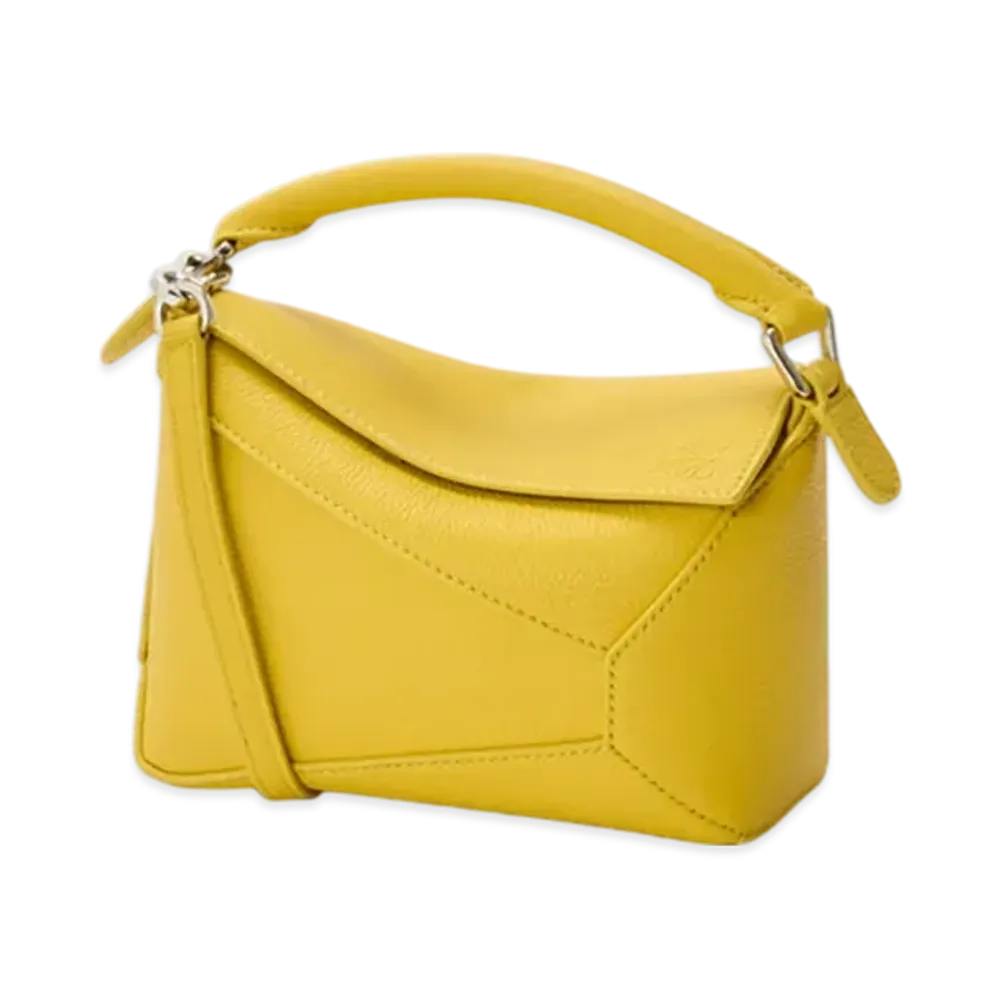 LOEWE Puzzle Edge Bag Mini "Dandelion"