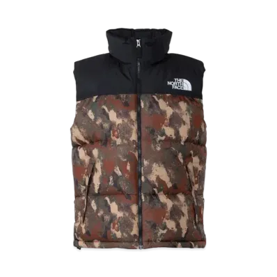 The North Face Novelty Nuptse Vest "Evolve Texture Brandy Brown"