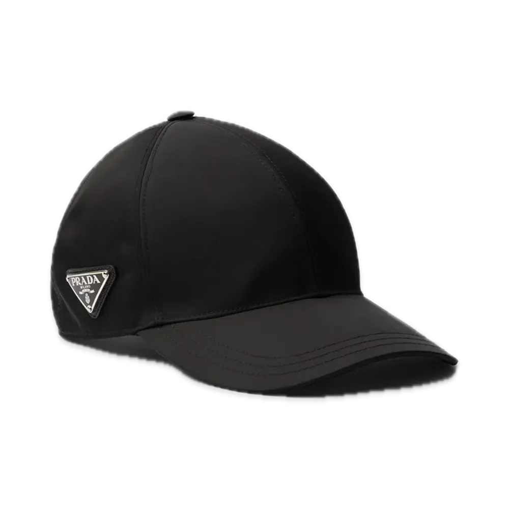 PRADA Re-Nylon Baseball Cap "Black"