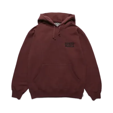 WACKO MARIA Heavy Weight Hooded Sweat Shirt "Burgundy"