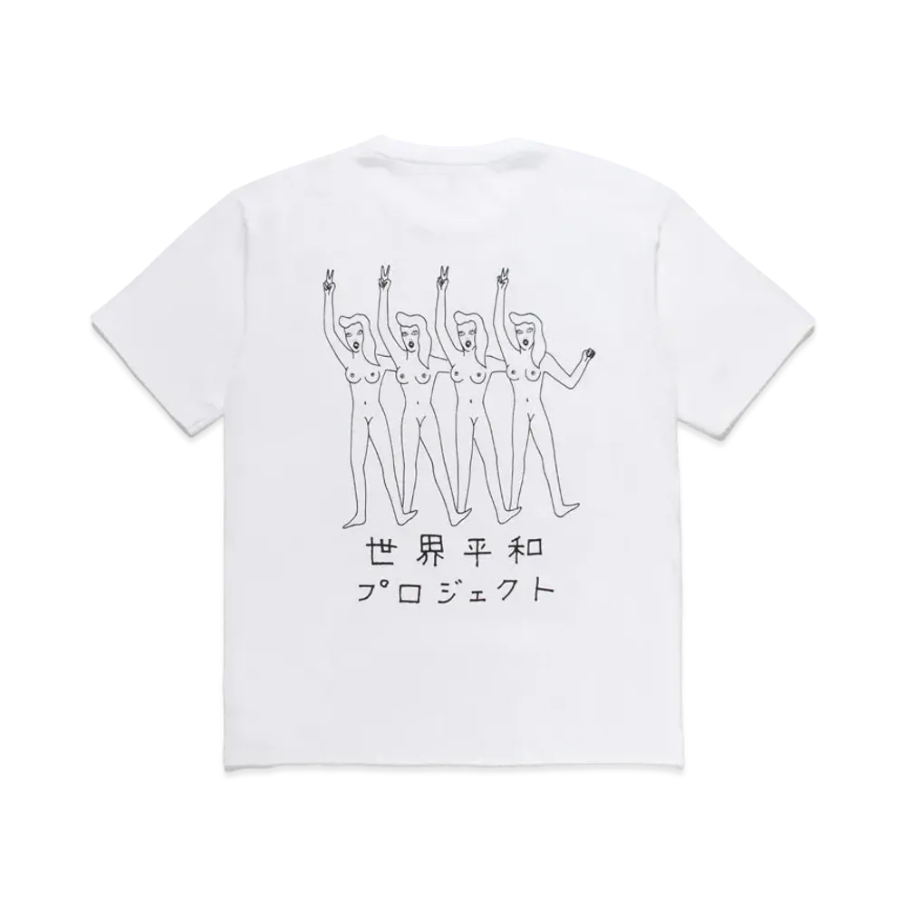 WACKO MARIA WASHED HEAVYWEIGHT T-SHIRT "White"