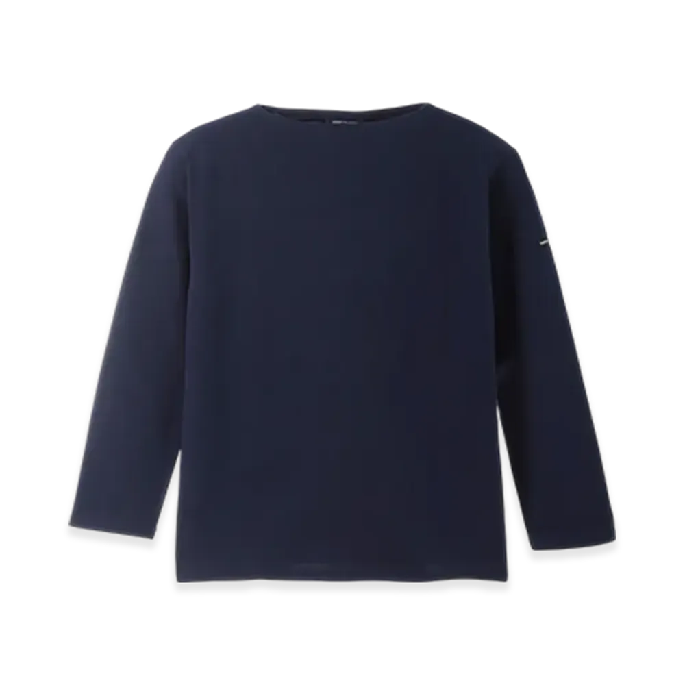 SAINT JAMES Boatneck Long Sleeve T-shirt Guildo "Marine"