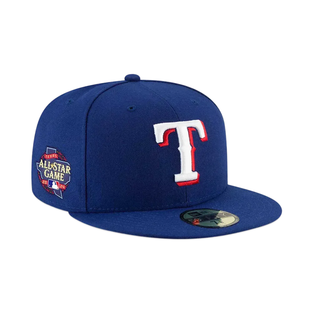 NEW ERA 59Fifty 2024 MLB All-star Game Side Patch Texas Rangers "Light Navy"