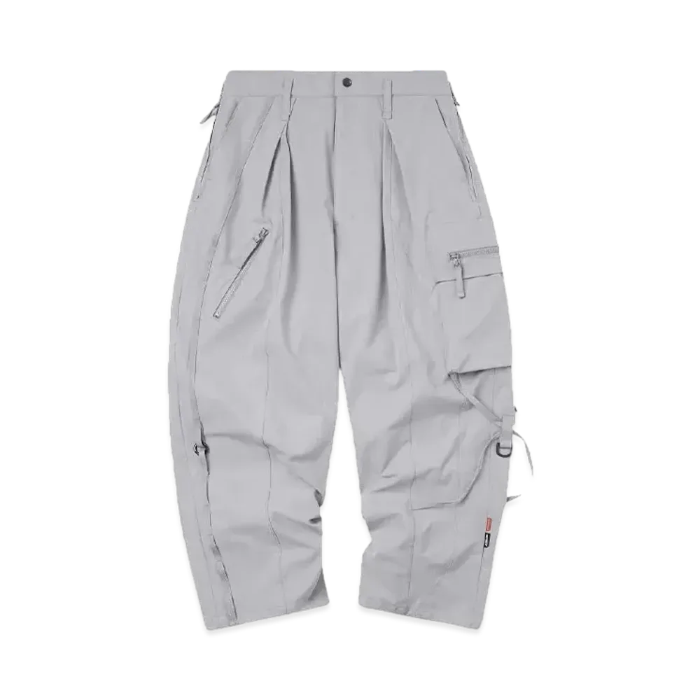 GOOPiMADE® X TIGHTBOOTH Diagram Utility Pants "Light Gray"
