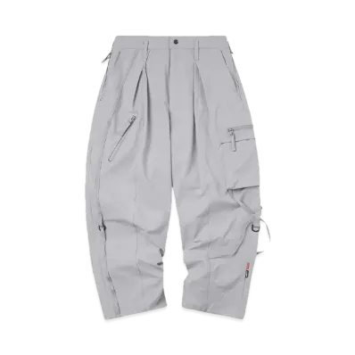 GOOPiMADE® X TIGHTBOOTH Diagram Utility Pants "Light Gray"
