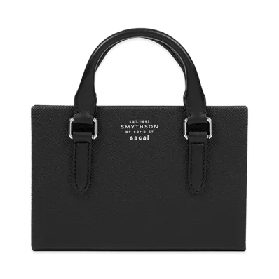sacai x Smythson Chelsea Notebook in Panama "Black"