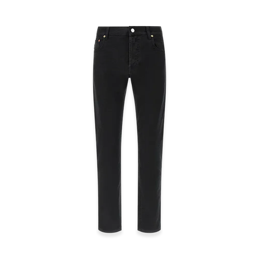 GUCCI GG Jacquard Denim Jeans "Black"