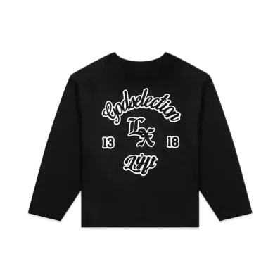 GOD SELECTION XXX x LYFT Limited Cut-Off Long T-Shirt "Black"